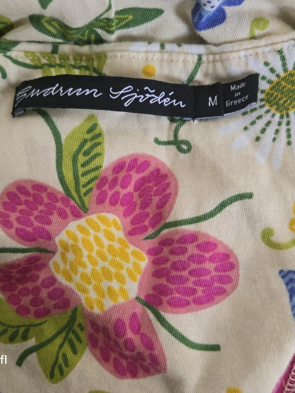 Gudrun Sjoden Organic Cotton Sleeveless floral midi dress M scandi - Picture 4 of 7